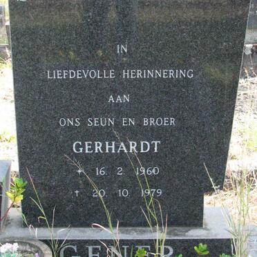 GENER Gerhardt 1960-1979