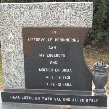 GROBLER Ad?  1931-1994