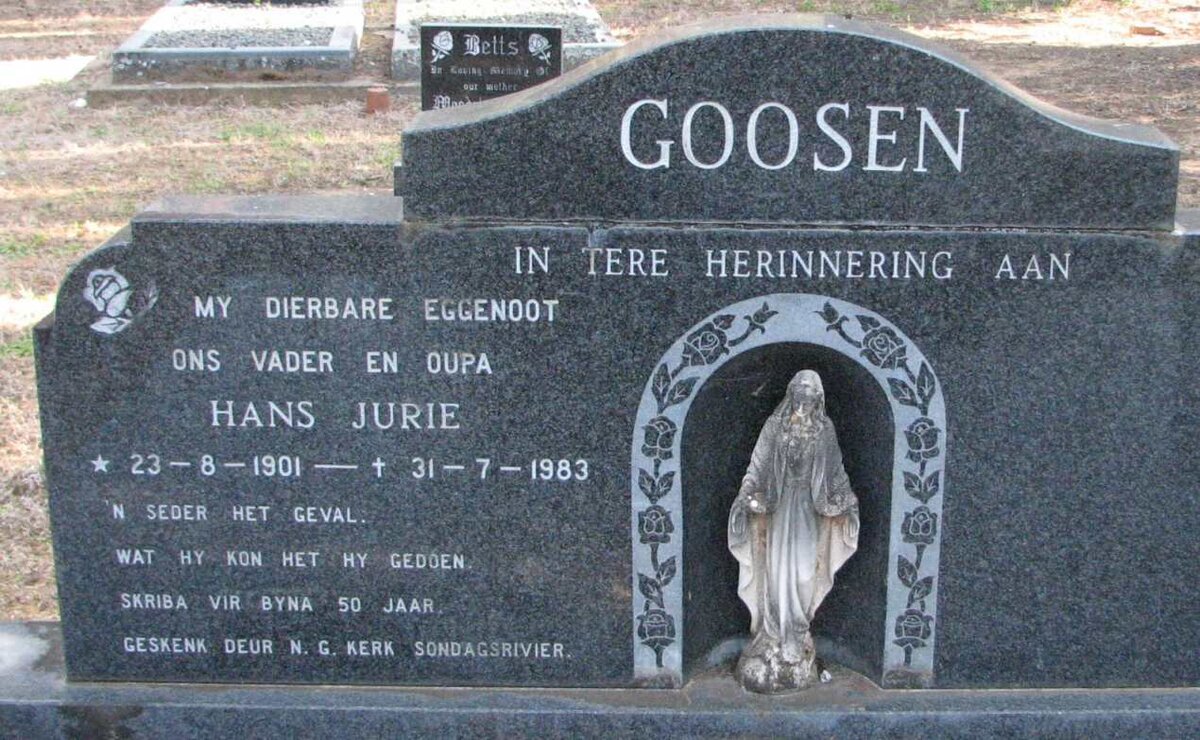 GOOSEN Hans Jurie 1901-1983