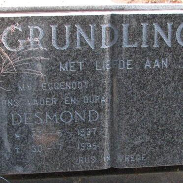 GRUNDLINGH Desmond 1937-1995
