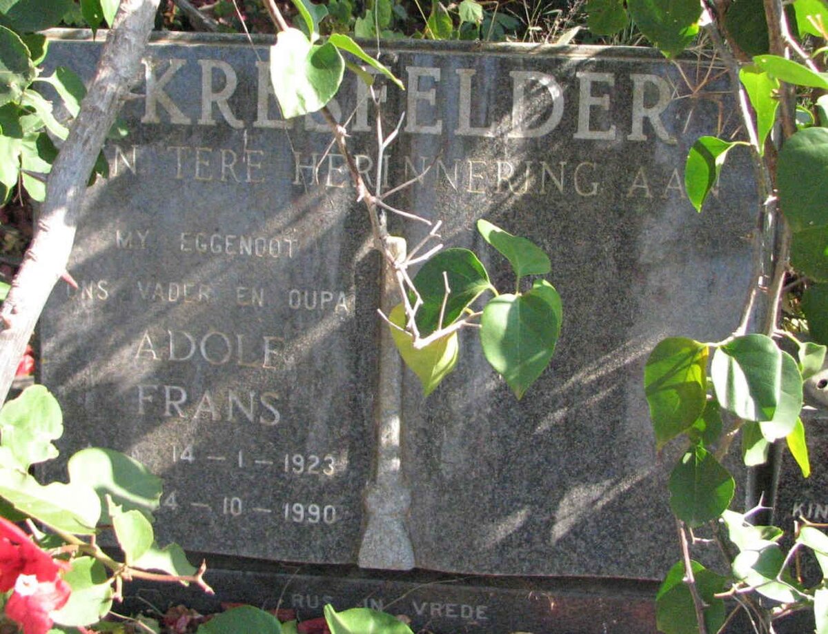 KRESFELDER Adolf Frans 1923-1990