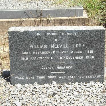 LOGIE William Melvill 1891-1966 &amp; Dorothy TUCKER 1892-1988