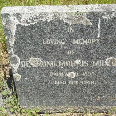 MILLER Desmond Morris 1899-1949