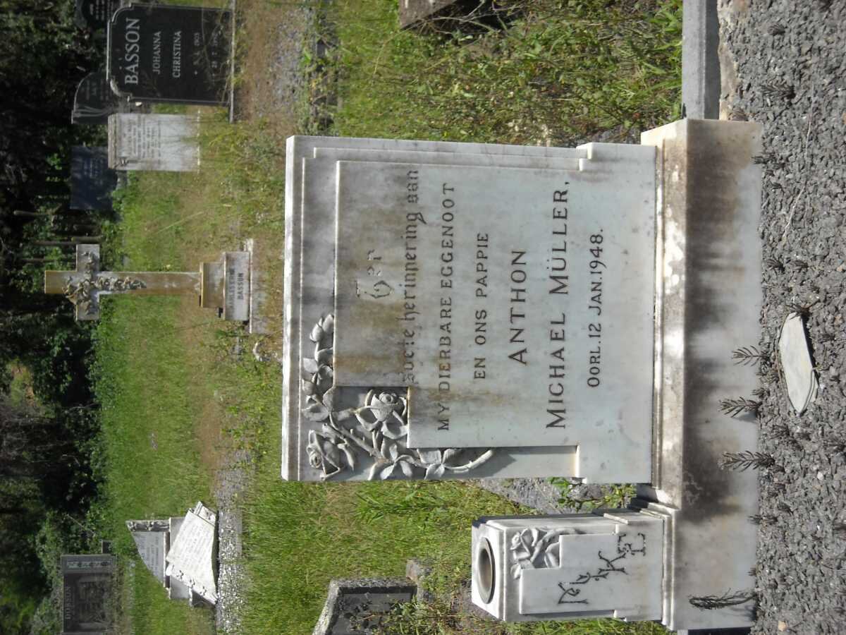 MULLER Anthon Michael -1948 &amp; Wilhelmina Christina SERFONTEIN 1906-1979