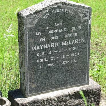 Mc LAREN Maynard 1930-1950