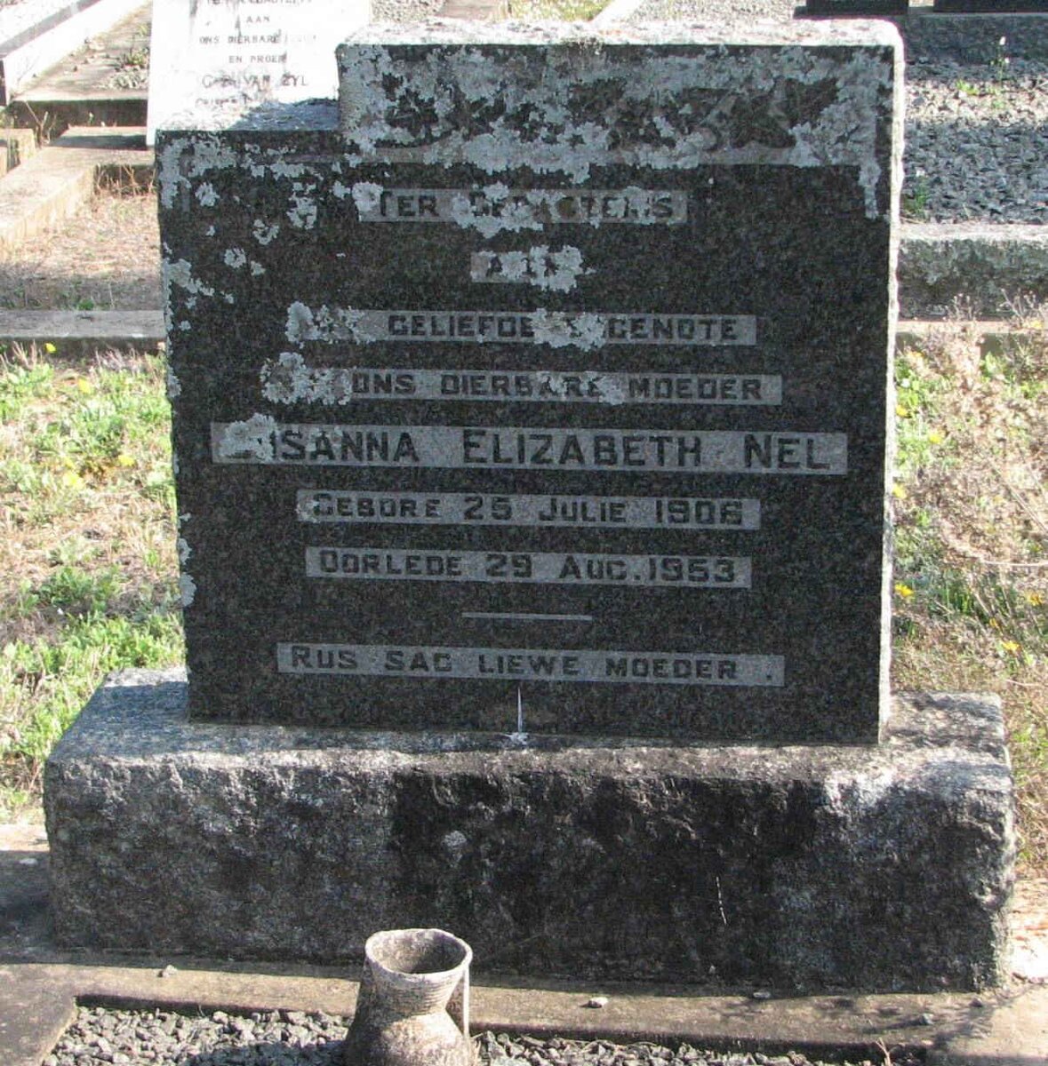 NEL Susanna Elizabeth 1906-1953