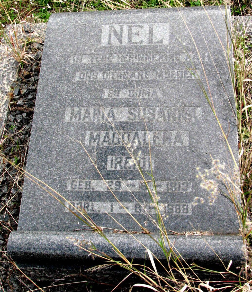 NEL Maria Susanna Magdalena 1913-1988