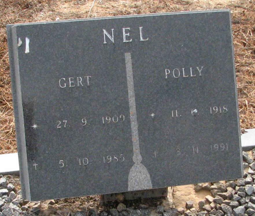 NEL Gert 1909-1985 &amp; Polly 1918-1991