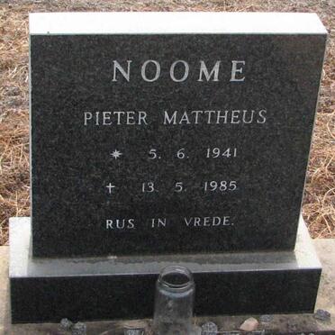 NOOME Pieter Mattheus 1941-1985