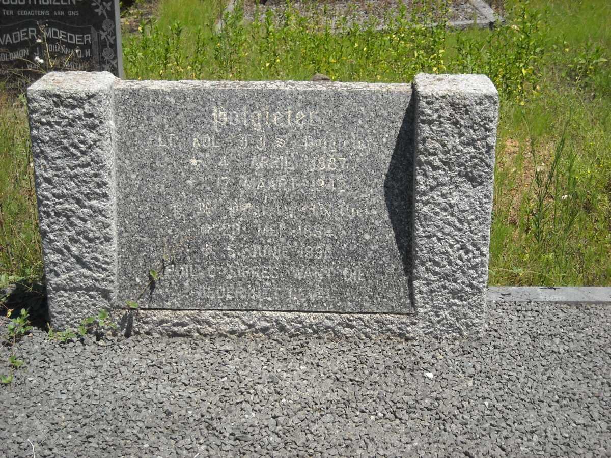 POTGIETER J.J.S. 1887-1942 ??