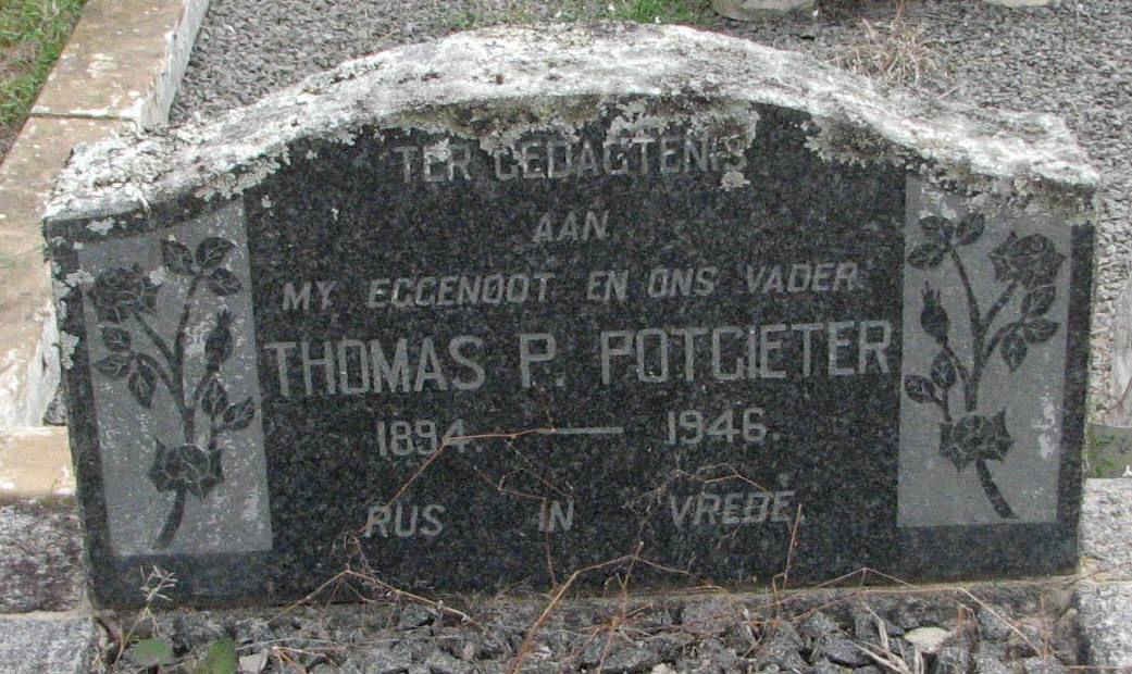 POTGIETER Thomas P. 1894-1946