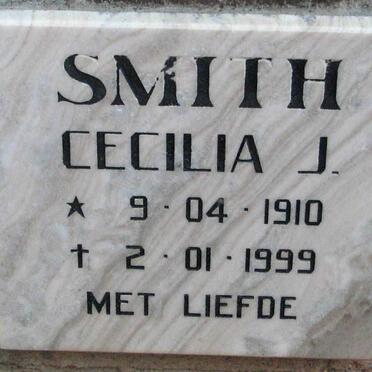 SMITH Cecilia J. 1910-1999