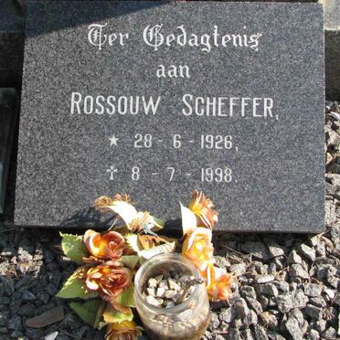 SCHEFFER Icnasina Petronella nee RAUTENBACH 1887-1966 :: SCHEFFER Rossouw 1926-1998