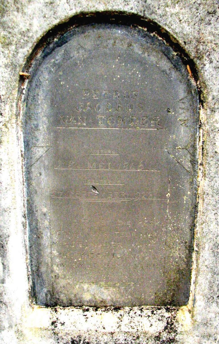 TONDER Petrus Jacobus, van 1846-1923