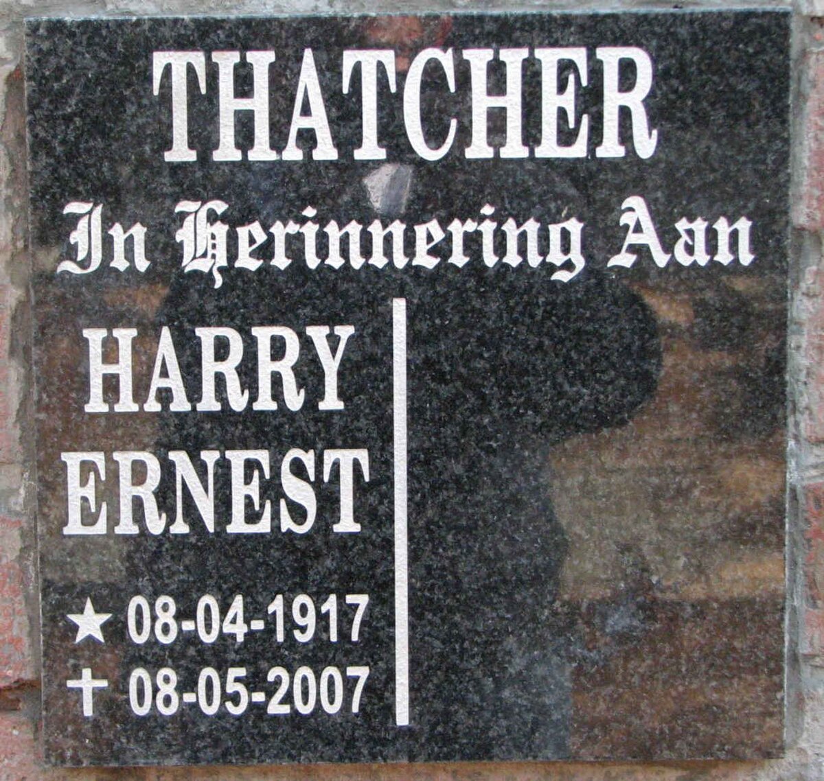 THATCHER Harry Ernest 1917-2007