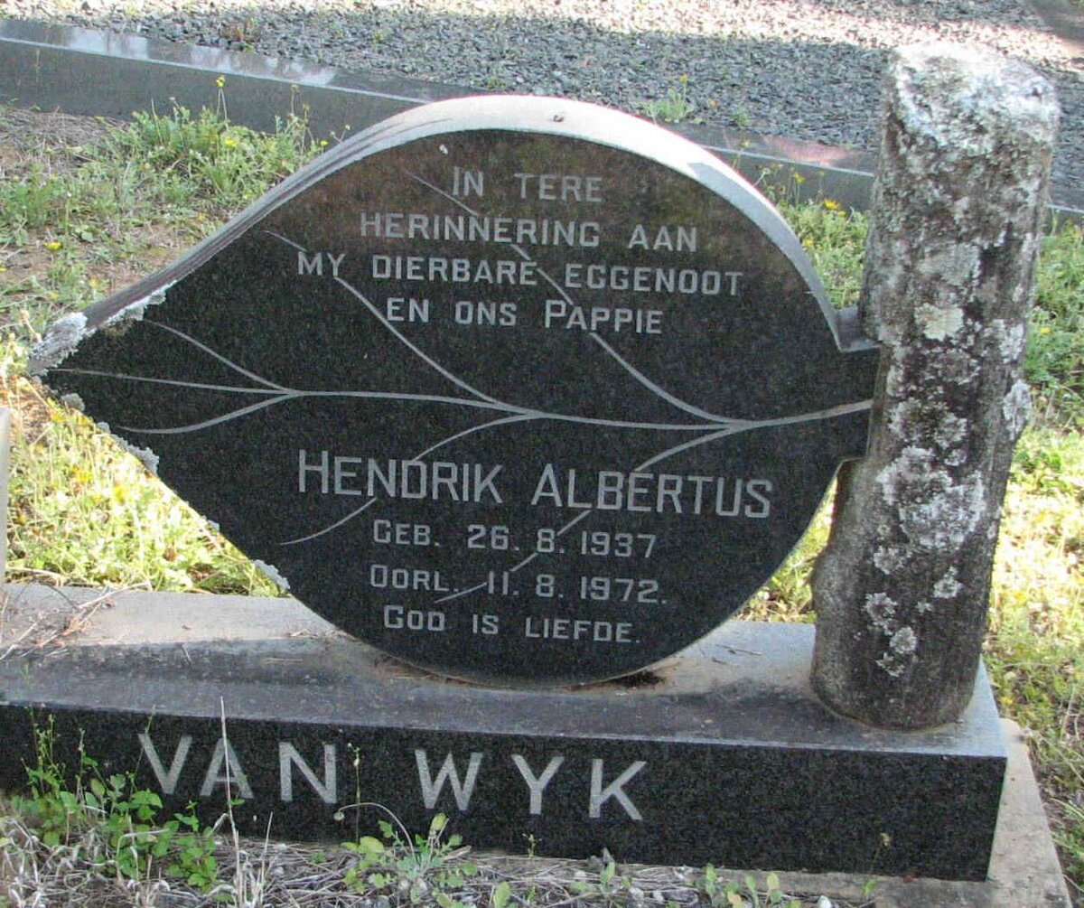 WYK Hendrik Albertus, van 1937-1972
