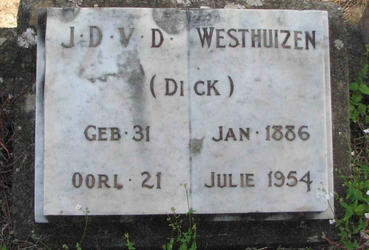 WESTHUIZEN J.D., v.d. 1886-1954