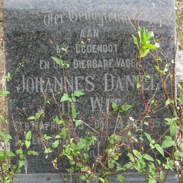 WIT Johannes Daniel, de -1954