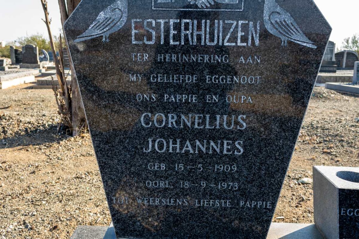 ESTERHUIZEN Cornelius Johannes 1909-1973