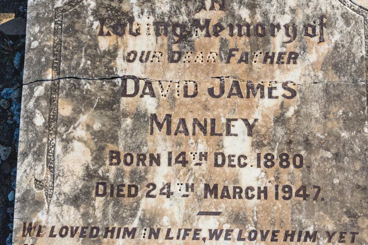 MANLEY David James 1880-1947