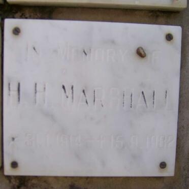 MARSHALL H.H. 1914-1982