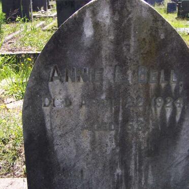 BELL Annie E. -1924
