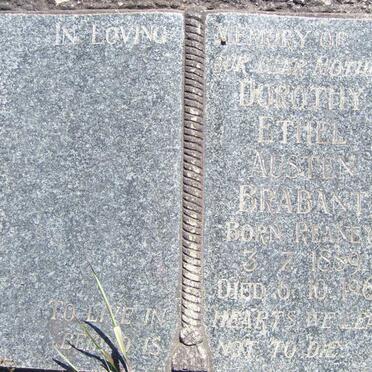 BRABANT Dorothy Ethel Austen nee REANEY 1889-1960