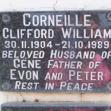 CORNEILLE Clifford William 1904-1989