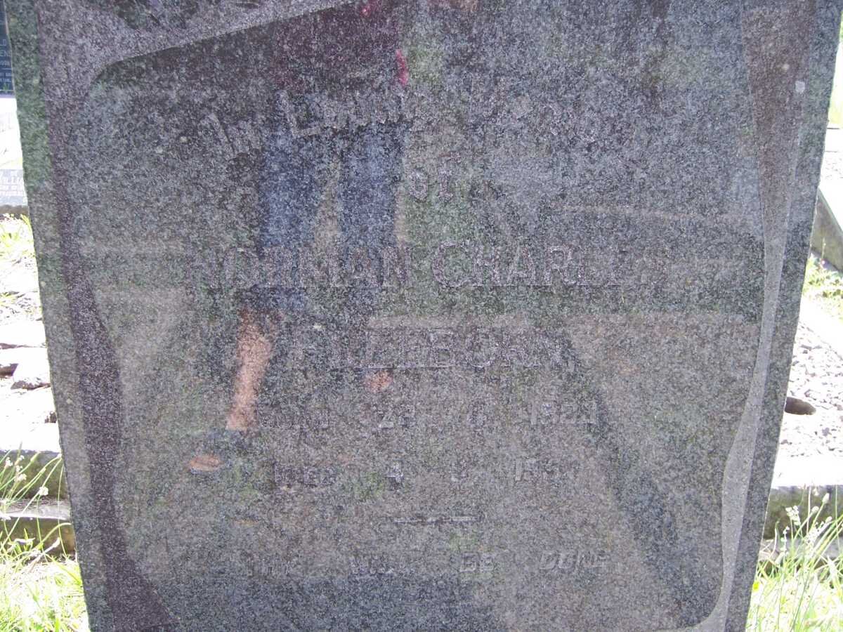 FREEBORN Norman Charles 1889-195?