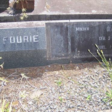 FOURIE Olivia 1904-1998