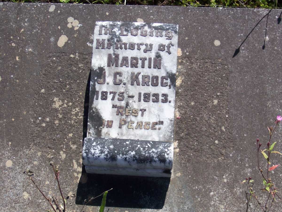 KROG Martin J.C. 1875-1933