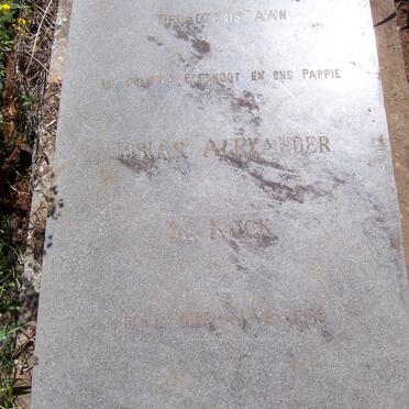 KOCK Josias Alexander, de 1896-1965