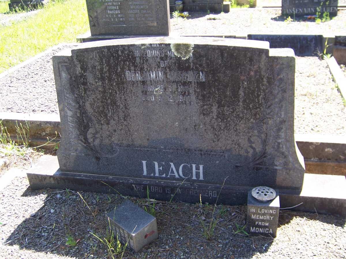 LEACH Benjamin Reuben 1915-1976