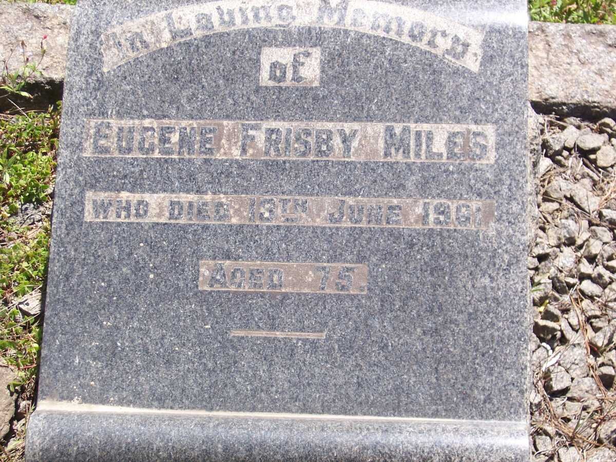 MILES Eugene Frisby -1961