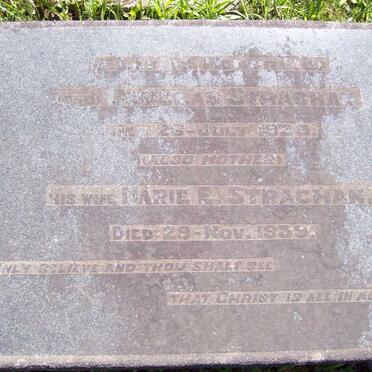 STRACHAN Douglas -1939 &amp; Marie E. -1939