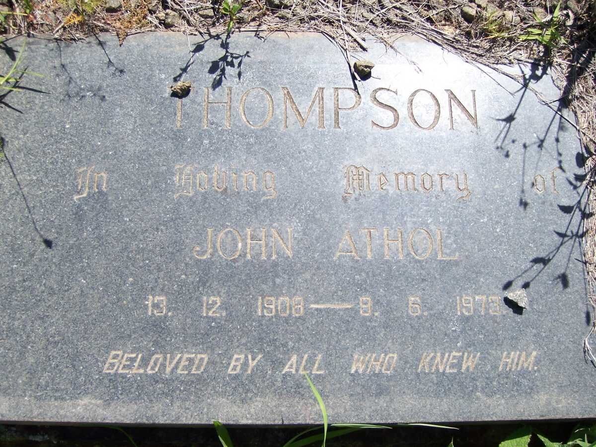 THOMPSON John Athol 1908-1973