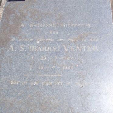 VENTER A.S. 1914-199?