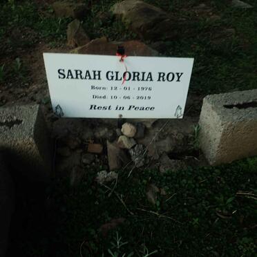 ROY Sarah Gloria 1976-2019
