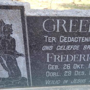 GREEFF Frederick 1896-1896