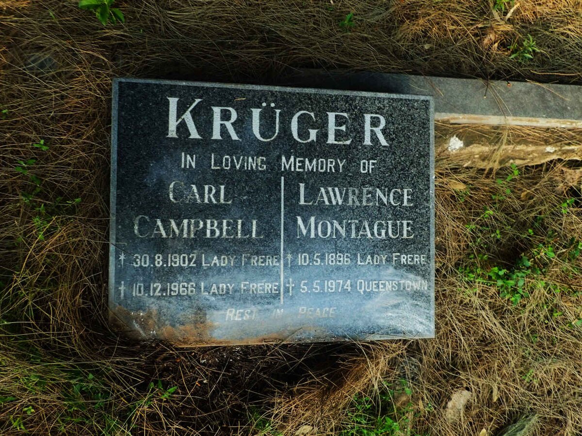 KRUGER Carl Campbell 1902-1966 :: KRUGER Lawrence Montague 1896-1974
