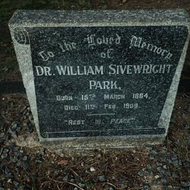 PARK William Sivewright 1864-1909