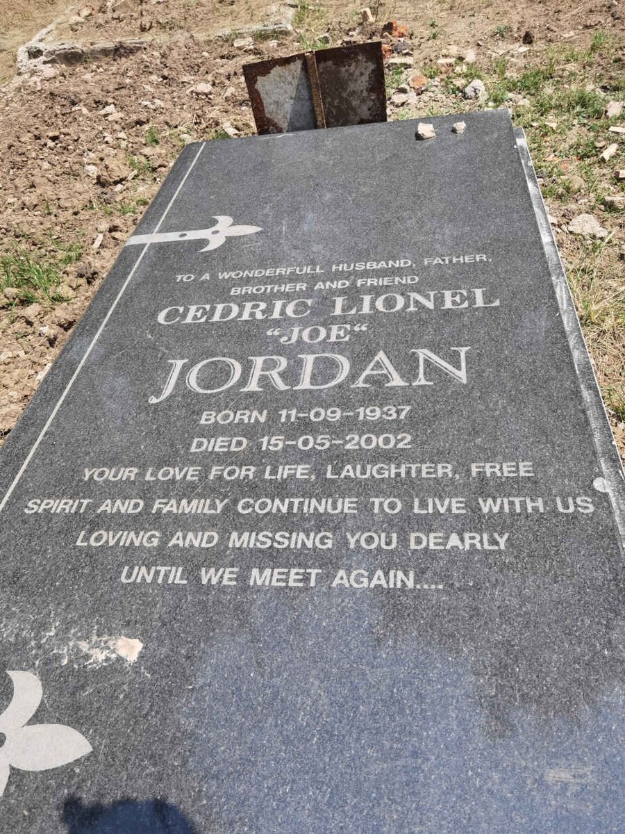 JORDAN Cedric Lionel 1937-2002