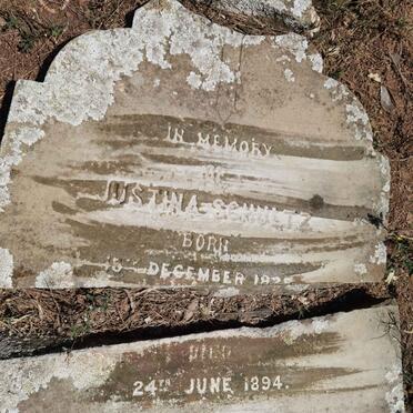 SCHULTZ Justina 1825-1894