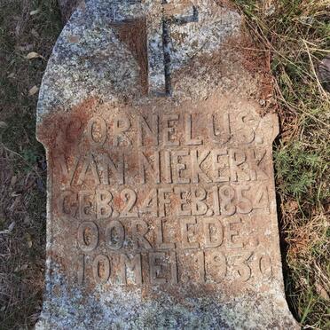 NIEKERK Cornelus, van 1854-1930
