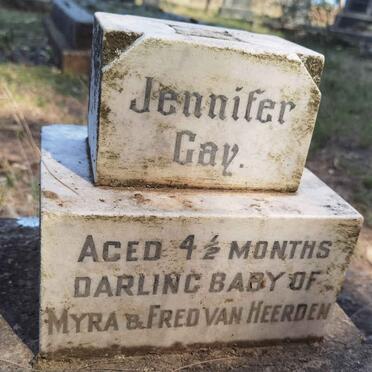 HEERDEN Jennifer Gay, van