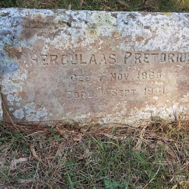PRETORIUS Herculaas 1860-1941
