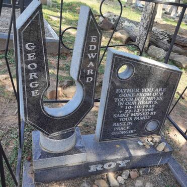 ROY George Edward 1930-1990