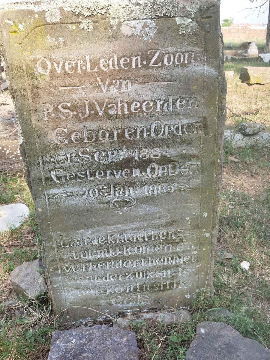 HEERDEN, van 1884-1885