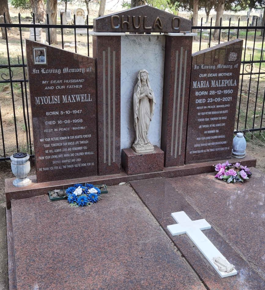 CHULAYO Myolisi Maxwell 1947-1998 &amp; Maria MALEPOLA 1950-2021