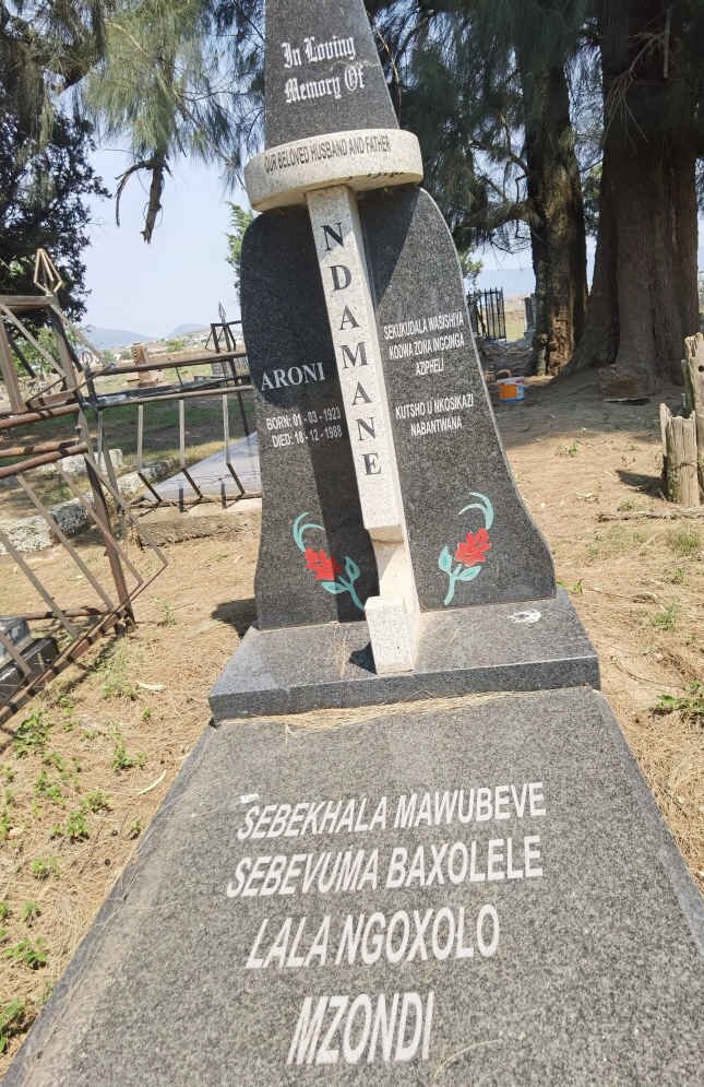 NDAMANE Aroni 1923-1988